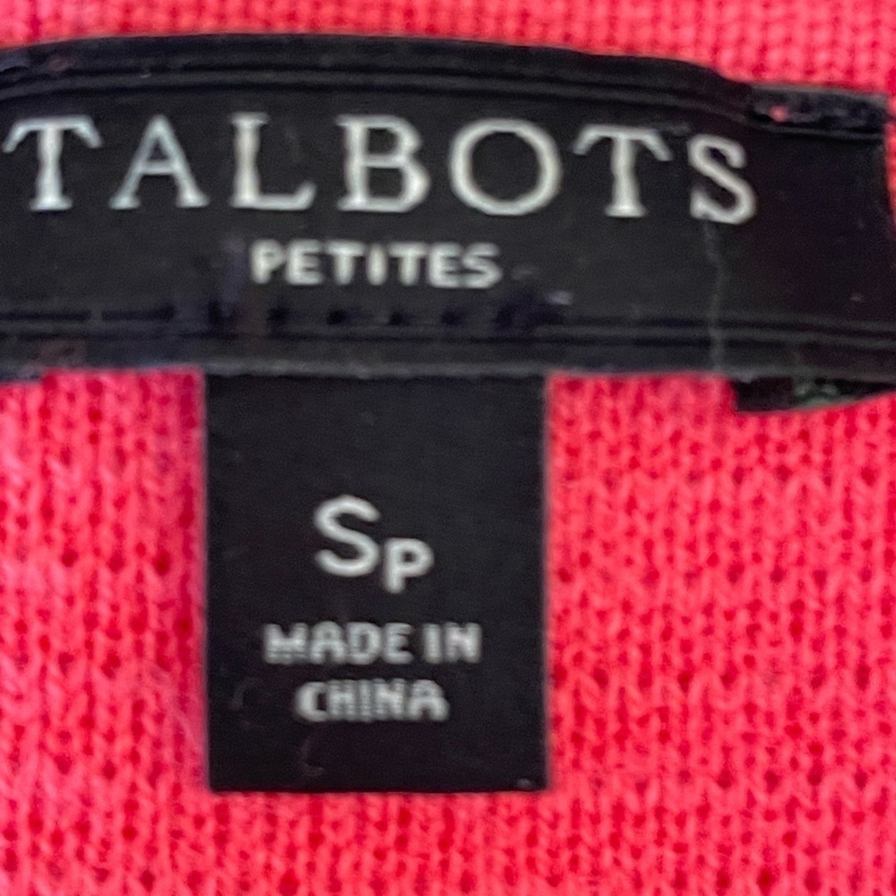 Talbots Ribbed Cotton Blend Ribbed Sweater - Picture 5 of 7